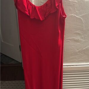 Reformation Vibrant Red Dress